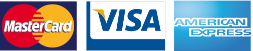 Visa, MasterCard, Amex